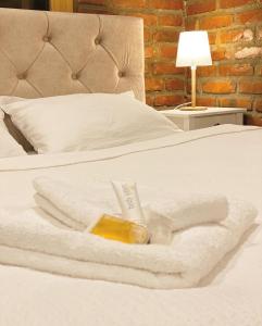 Postel nebo postele na pokoji v ubytování Apartman17