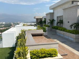 a view from the roof of a house at Central Suite in Cúcuta