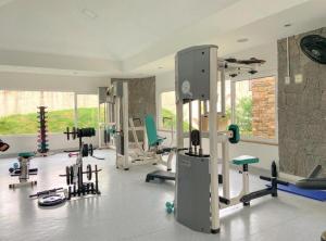 Fitness centrum a/nebo fitness zařízení v ubytování Buzios Beach Resort