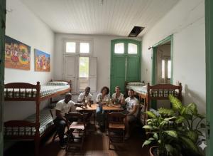 Χώρος καθιστικού στο Hostel Samba