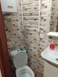 Koupelna v ubytování Пр Наукі 76 Смарт квартира