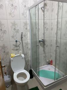Koupelna v ubytování Casa Mélissa suites