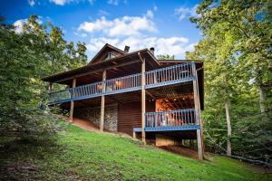 El edificio en el que está la casa de vacaciones