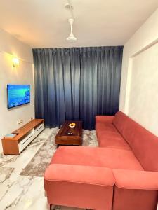 Χώρος καθιστικού στο Aura Prime Stays