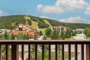 a view from the balcony of a resort at Small Town Feel Big Mountain Access in Frisco
