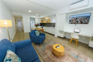 Μια τηλεόραση ή/και κέντρο ψυχαγωγίας στο Atrio Apartments