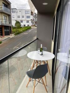 Μπαλκόνι ή βεράντα στο Casa moderna en el centro Carmen V WI-FI