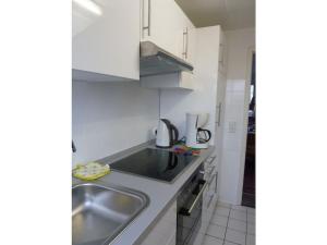 Η κουζίνα ή μικρή κουζίνα στο Holiday apartment Weitblick +4 φωτογραφίες