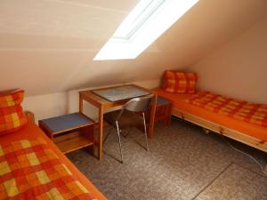 Ένα ή περισσότερα κρεβάτια σε δωμάτιο στο Holiday apartment Weitblick