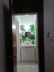 Η κουζίνα ή μικρή κουζίνα στο Casa Ambar Aire acondicionado y FACTURA
