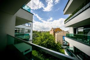 Balkón nebo terasa v ubytování Kazimierz Friendhouse Apartments