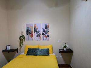 Rúm í herbergi á Hotel Casona Macondo, Granada, Nicaragua