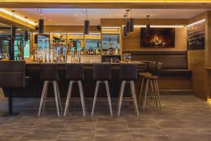 Lounge nebo bar v ubytování Hotel Vier Jahreszeiten