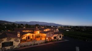 an aerial view of a estate at night at 2 Homes in Bella Vista Rd by AvantStay Sleeps 8 Vineyard Views Patios Fireplace in Temecula Wine Trail in Temecula