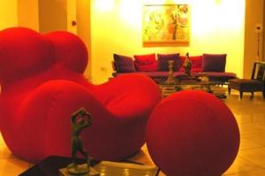 Posezení v ubytování Art Hotel Athens