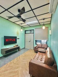 Istumisnurk majutusasutuses Mint Cottage - 6 mins from Aeon Bukit Indah