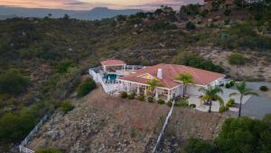 an overhead view of a house on a hill at Pool Views Hot Tub Fire Pit Arcade Vista Clara by AvantStay in Temecula