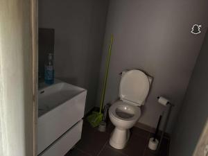 Koupelna v ubytování Studio erny