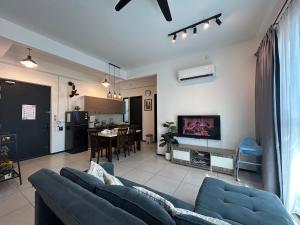 Kuchyň nebo kuchyňský kout v ubytování SeaView Premium Family Suite 3B2R