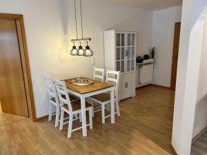 Kuchyň nebo kuchyňský kout v ubytování FeWo Nordlicht