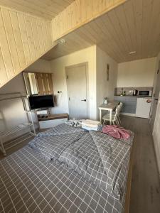 Kuchyň nebo kuchyňský kout v ubytování Bier House