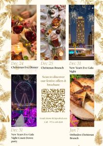 Un collage de diferentes imágenes de diferentes festividades. en Sofitel Dubai Jumeirah Beach, en Dubái