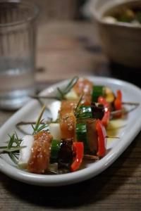 a white plate of food on a table at DALI FLOWER&CAT VILLa in Dali +19 photos