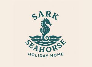 a seahorse is swimming in the water at Seahorse in Sark