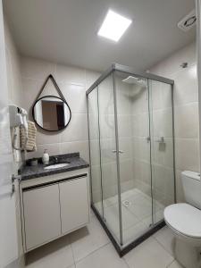 Ένα μπάνιο στο Studio aconchegante, moderno e completo +13 φωτογραφίες