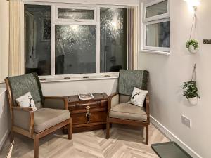 Et opholdsområde på Rosanna Cottage