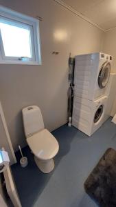 Likenäsにある4 Bed apartment close to Branäsのバスルーム(トイレ、洗濯機付)