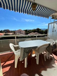 Balkón nebo terasa v ubytování Le Petit Bois, plage, parking privé