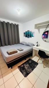 Postel nebo postele na pokoji v ubytování Flat Home Practice 108 - 4