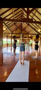 a group of women in a yoga class at Dream Makers Retreat in Gili Air +42 photos
