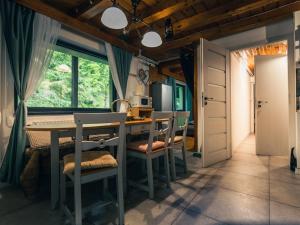 Χώρος καθιστικού στο Chalet Látky