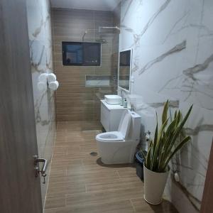 Koupelna v ubytování Apartamento Duplex Boa Vista
