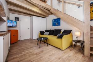 TV a/nebo společenská místnost v ubytování Carera Deluxe Rovinj