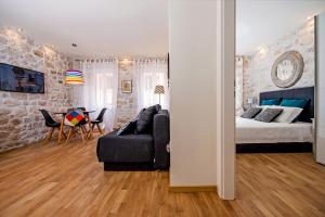Posezení v ubytování Carera Deluxe Rovinj