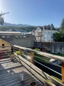 a view from the roof of a building at La Belle Escale, appartement calme, avec parking, Aix-les-Bains in Aix-les-Bains