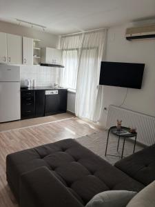 Η κουζίνα ή μικρή κουζίνα στο Tia Apartment