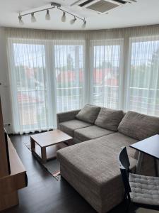 Χώρος καθιστικού στο Fine Restaurant & Apartments