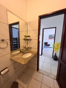 Koupelna v ubytování Casa Mar