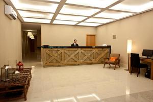 The lobby or reception area at Hotel Granja Brasil Resort