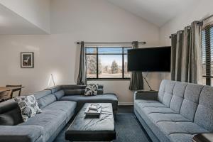 Μια τηλεόραση ή/και κέντρο ψυχαγωγίας στο Modern Mountain Getaway