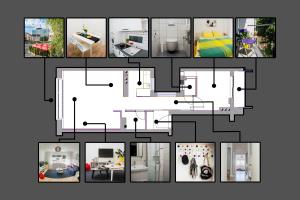 Půdorys ubytování 4gZg Apartment