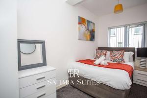 Postel nebo postele na pokoji v ubytování Modern 3-Bed Blyth Stay - Ideal for Contractors & Families - Free Parking