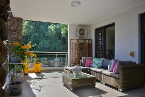 Istumisnurk majutusasutuses Pacific Cosy Home Tiare, splendid view