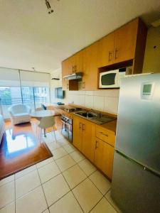 Η κουζίνα ή μικρή κουζίνα στο Studio in Lastarria - art, culture and gastronomy