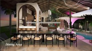 Bazén v ubytování Maha Party Resort Canggu nebo v jeho okolí