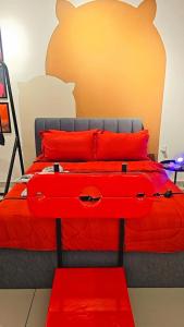 Ruang duduk di KSL Residences 2 Love Bed skyview